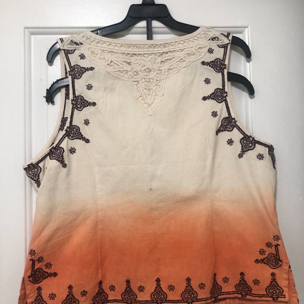 Women's ombre vest {BKE} made in India Size L - Picture 3 of 8